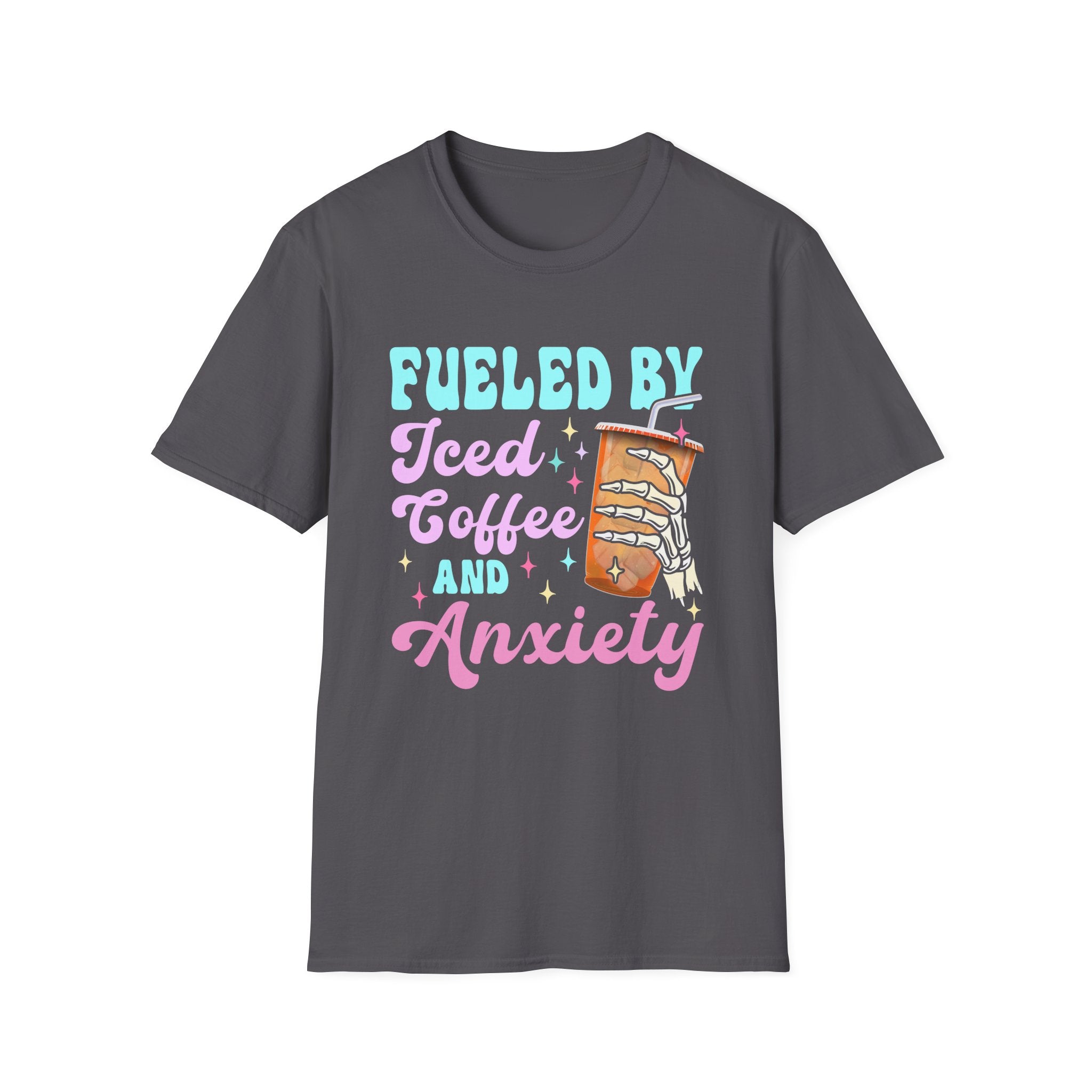 Fueled by Iced Coffee & Anxiety T-Shirt