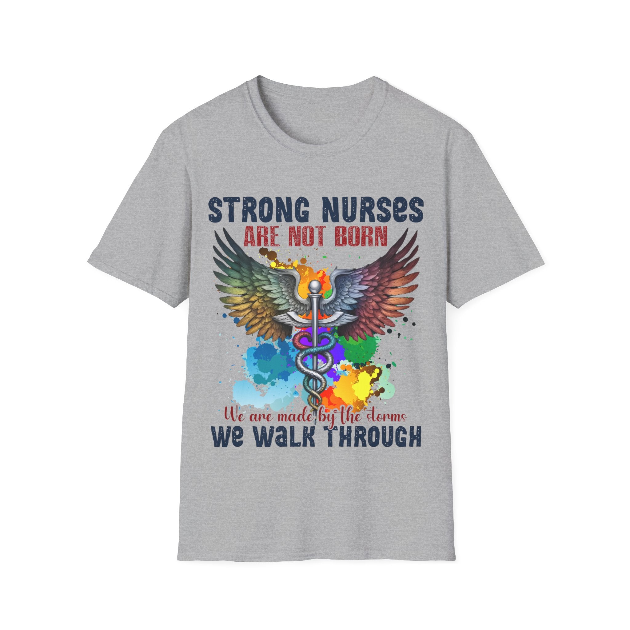 Strong Nurses Unisex Softstyle T-Shirt - Supportive Healthcare Gift