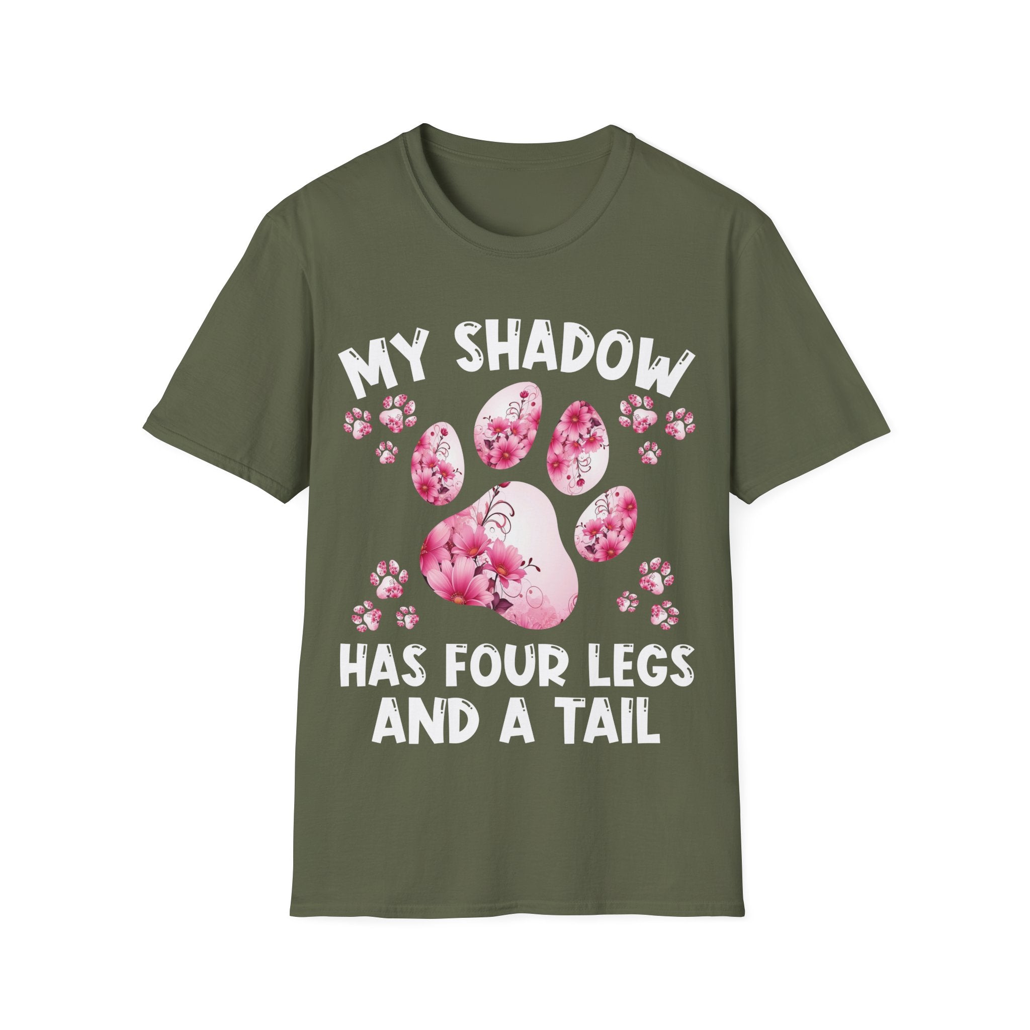 My Shadow Has Four Legs Unisex T-Shirt - Dog Lover Gift