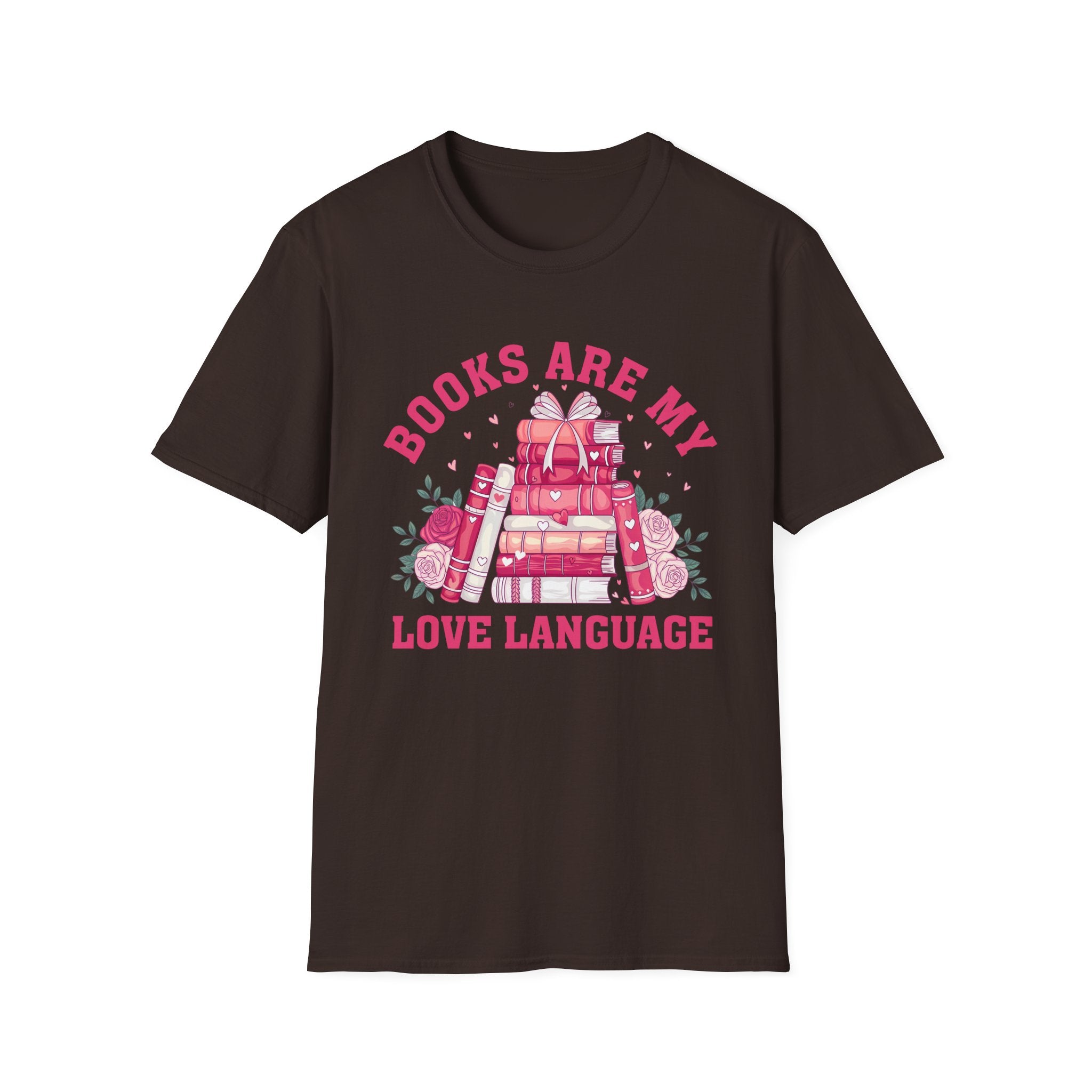 Books Are My Love Language Unisex Softstyle T-Shirt
