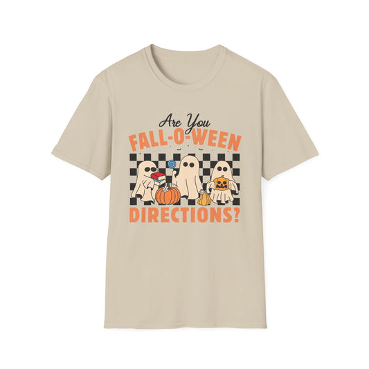 Teacher T-Shirt, Cute Ghost Design, Perfect for Fall, Trick or Teach, Unisex Tee, Gift for Teachers
