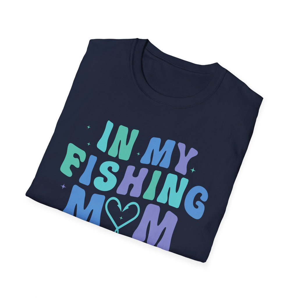 In My Fishing Mom Era Unisex Softstyle T-Shirt - Perfect for Fishing Enthusiasts