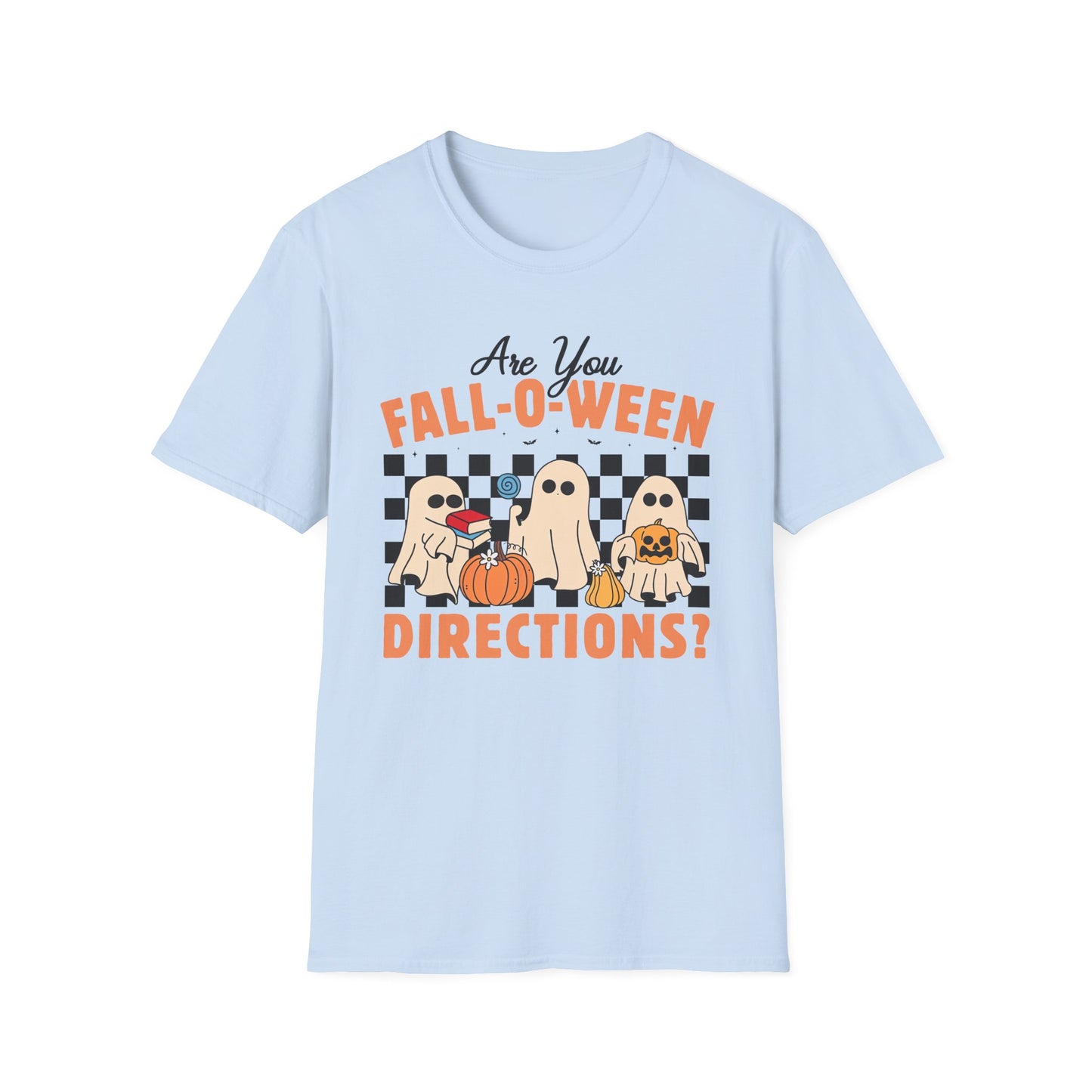 Teacher T-Shirt, Cute Ghost Design, Perfect for Fall, Trick or Teach, Unisex Tee, Gift for Teachers