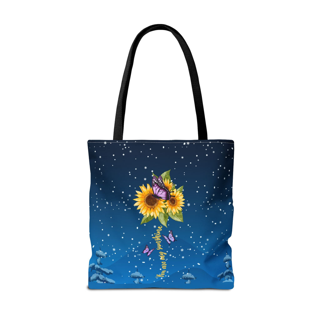 Heartfelt Sunflower Tote Bag for Daughters | Inspirational Gift | Birthday, Graduation, Mother's Day, Everyday Use, Floral Art