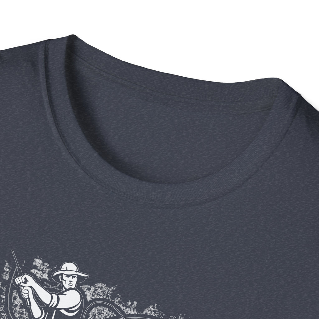 Funny Fishing Career Unisex Softstyle T-Shirt - Perfect for Outdoor Enthusiasts