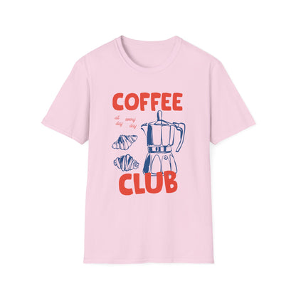 Coffee Club T-Shirt, Perfect Gift for Coffee Lovers