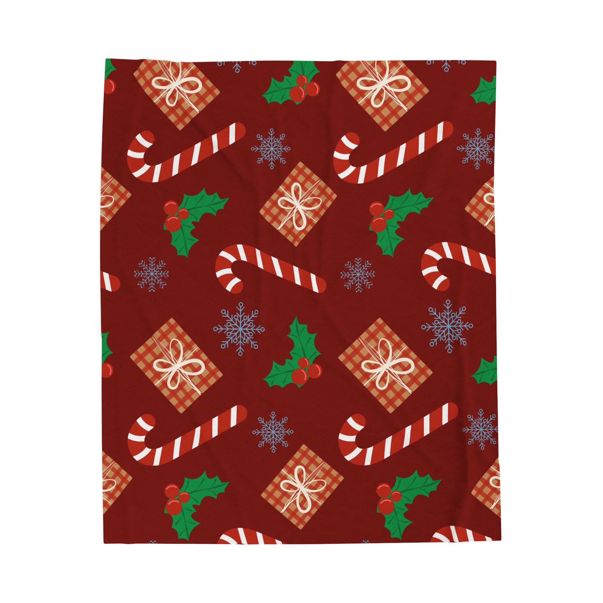 Festive Holiday Throw Blanket, Cozy Plush Blanket for Winter, Christmas Décor, Gift for Home, Snuggle Blanket