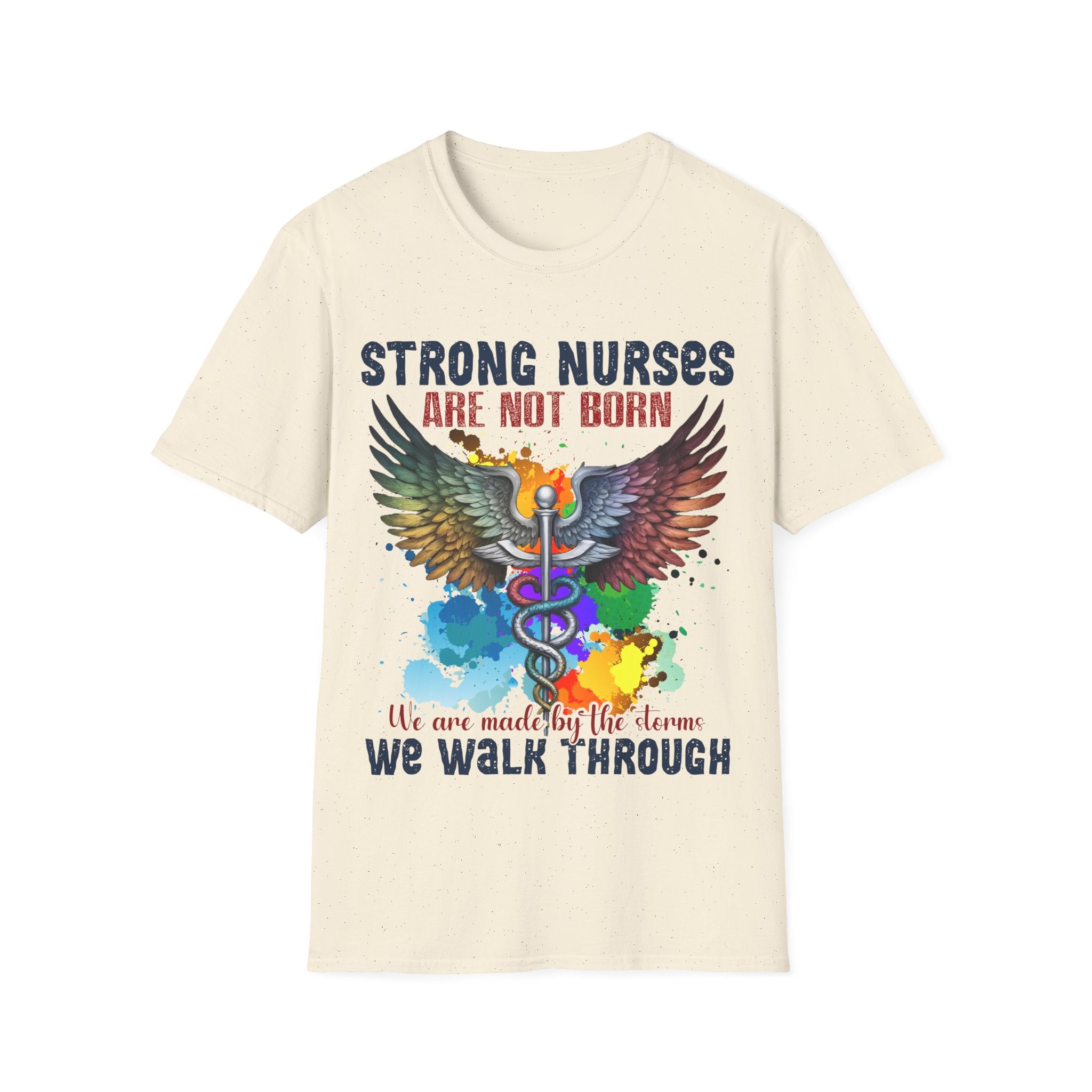 Strong Nurses Unisex Softstyle T-Shirt - Supportive Healthcare Gift