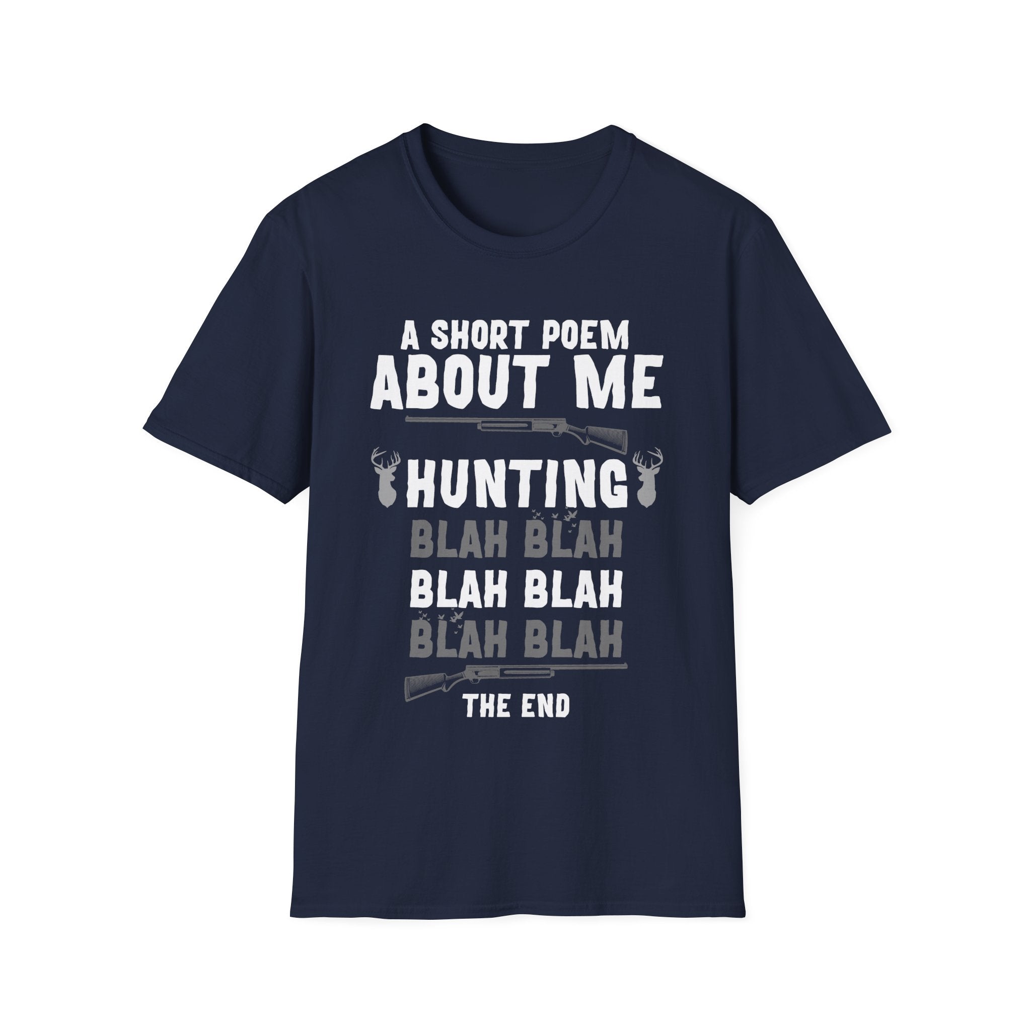 Funny Hunting T-Shirt - "Blah Blah" Design for Outdoor Enthusiasts