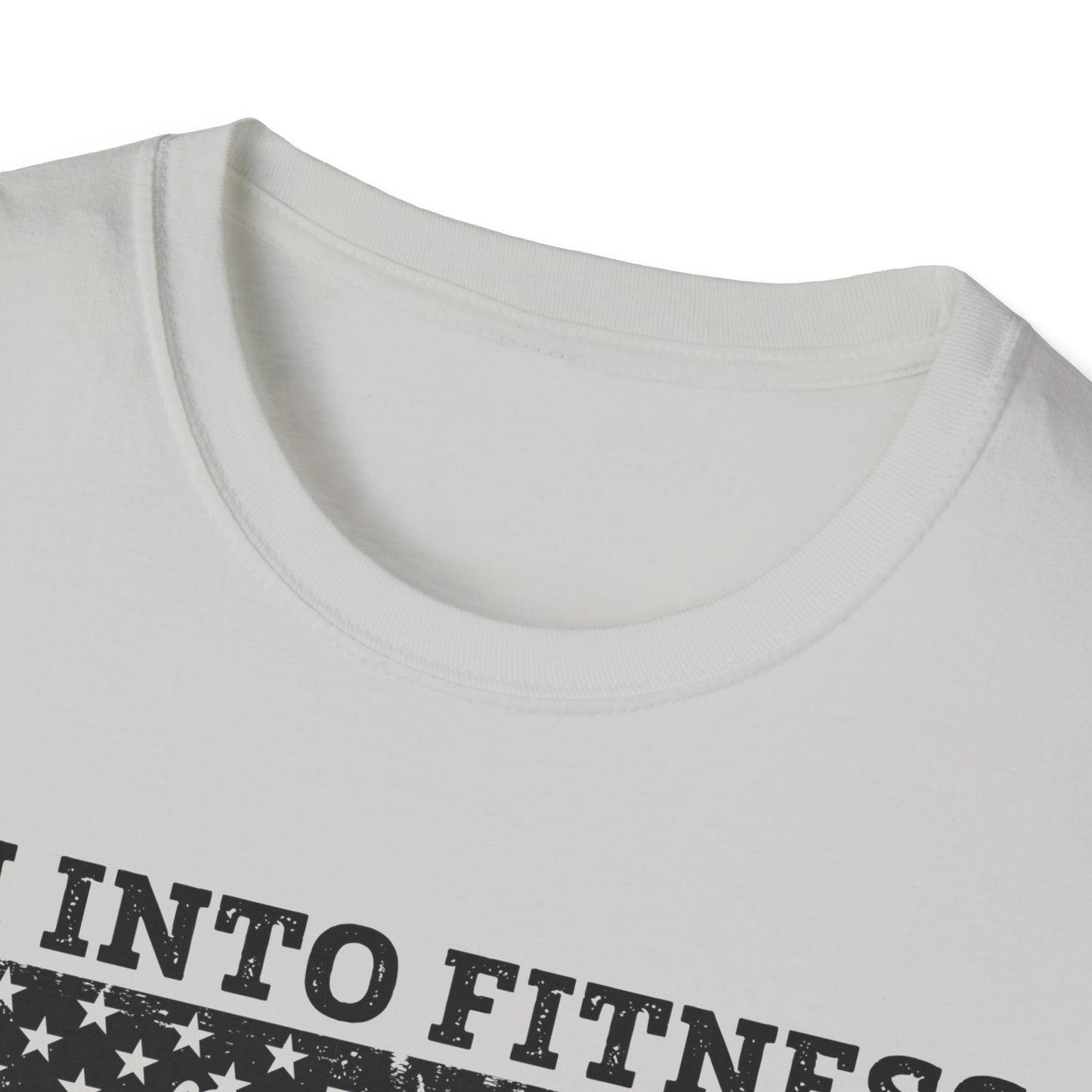 I'm Into Fitness Deer Graphic T-Shirt - Unisex Softstyle Tee for Outdoor Enthusiasts