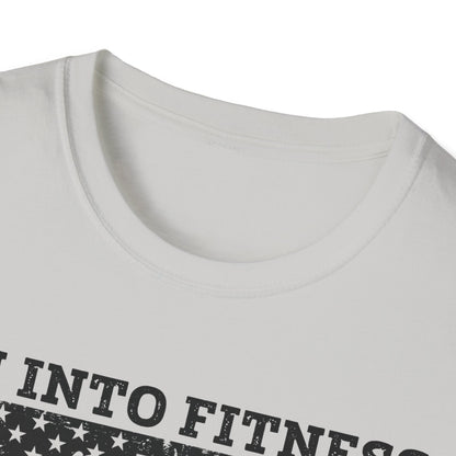 I'm Into Fitness Deer Graphic T-Shirt - Unisex Softstyle Tee for Outdoor Enthusiasts