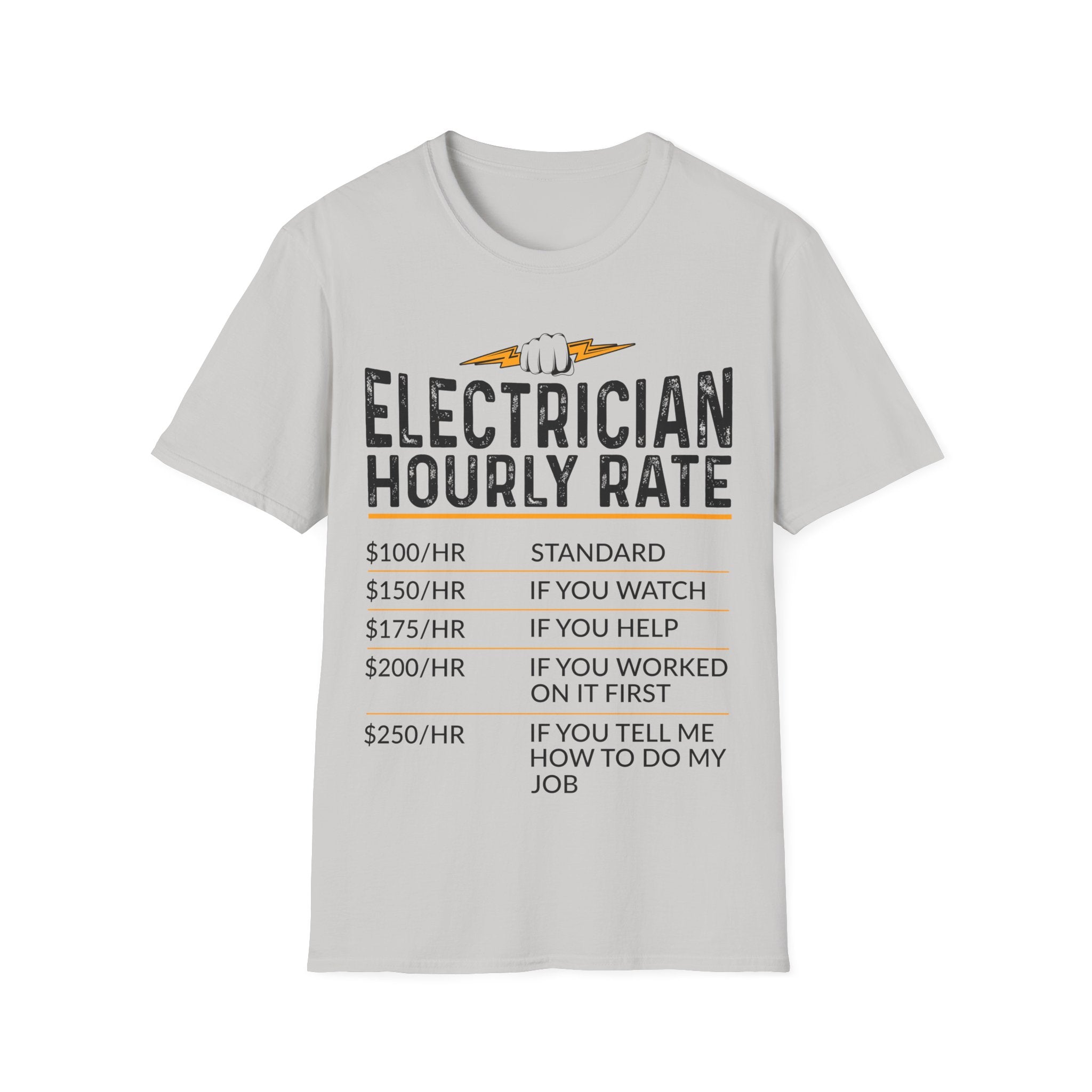 Electrician Hourly Rate Unisex T-Shirt