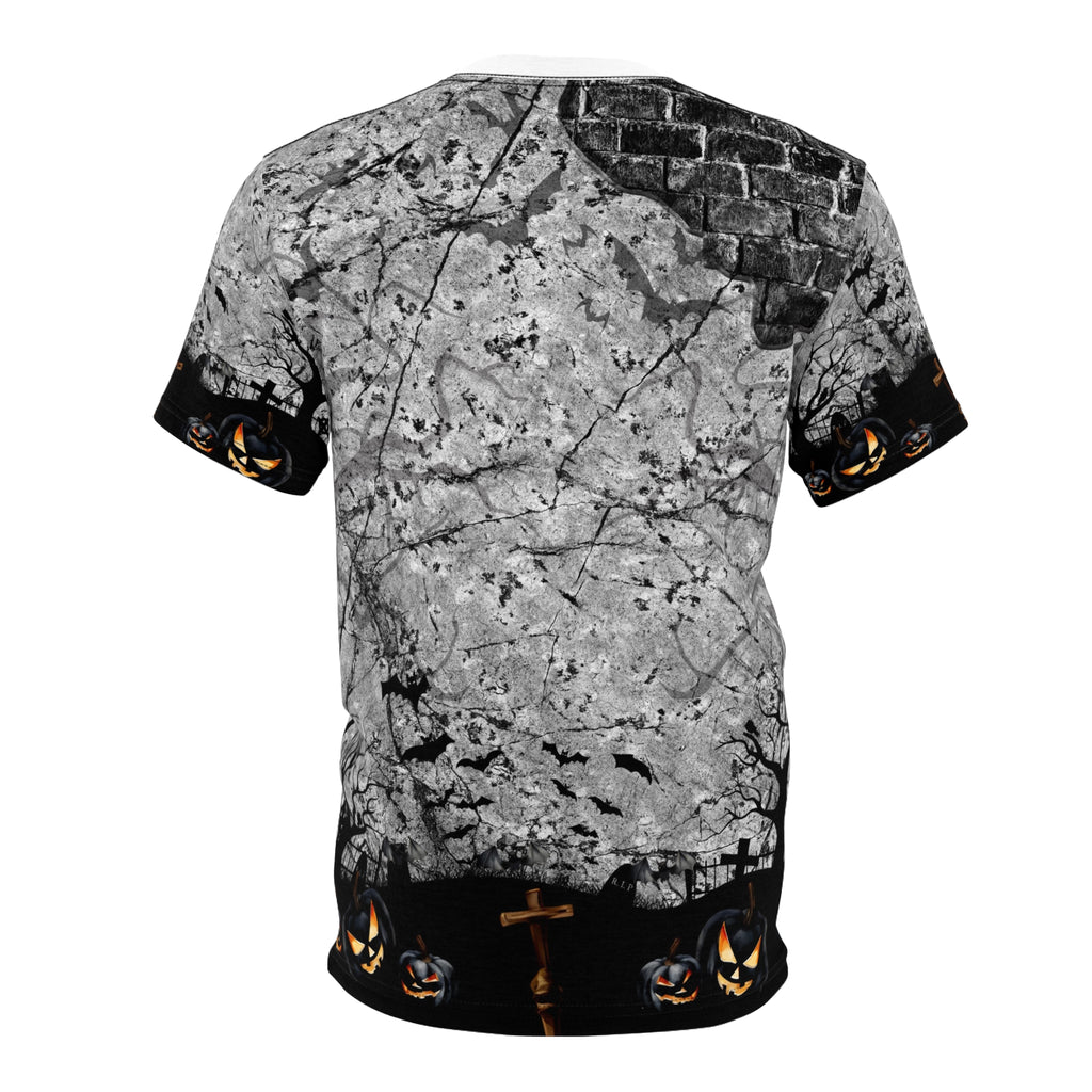 Halloween Firefighter Tee, Spooky Unisex T-Shirt, Graphic Tee for Firefighting ,,,..