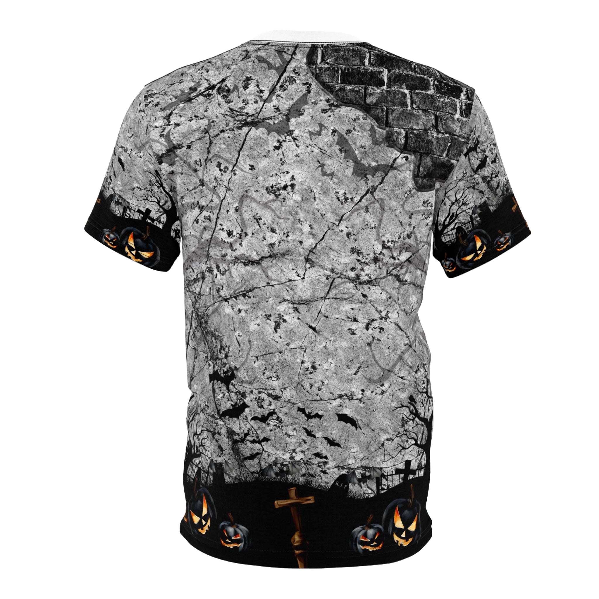 Halloween Firefighter Tee, Spooky Unisex T-Shirt, Graphic Tee for Firefighting ,,,..