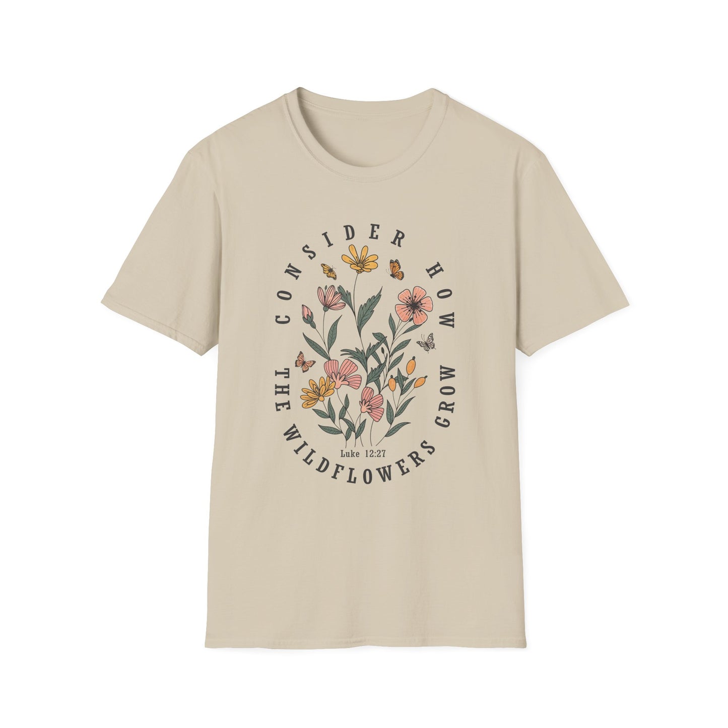 Floral Inspirational Family T-Shirt, Unisex Graphic Tee, Motivational Quote Shirt, Casual Floral Top, Perfect Gift for Nature Lovers