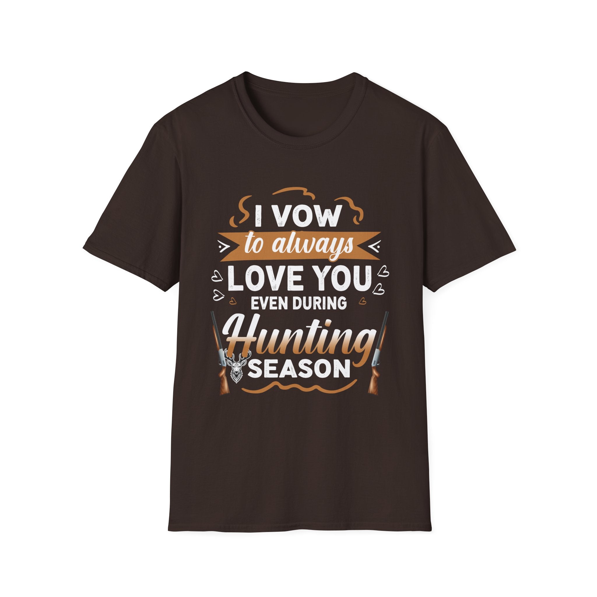 Hunting Season Love T-Shirt - Unisex Softstyle Tee for Outdoor Enthusiasts