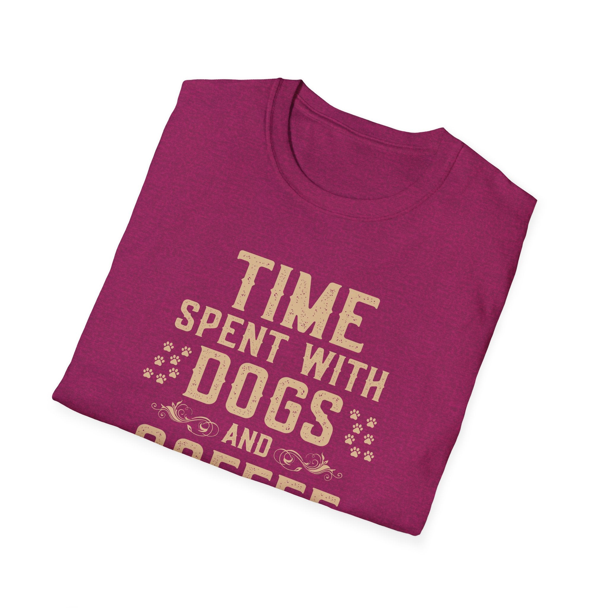 Time Spent with Dogs and Coffee Is Never Enough T-Shirt