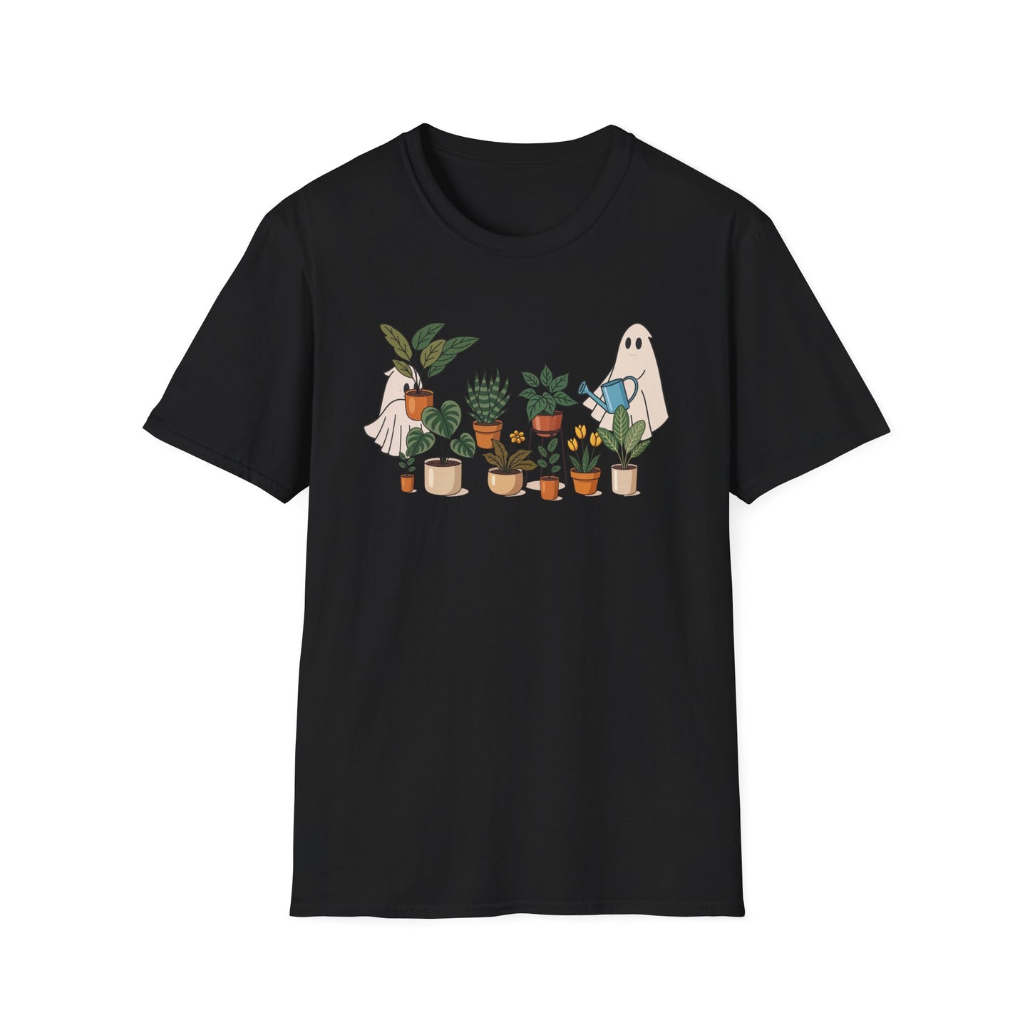 Cute Plant Ghost Unisex T-Shirt, Gardening Gift, Plant Lover Tee