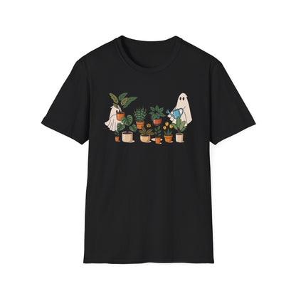 Cute Plant Ghost Unisex T-Shirt, Gardening Gift, Plant Lover Tee