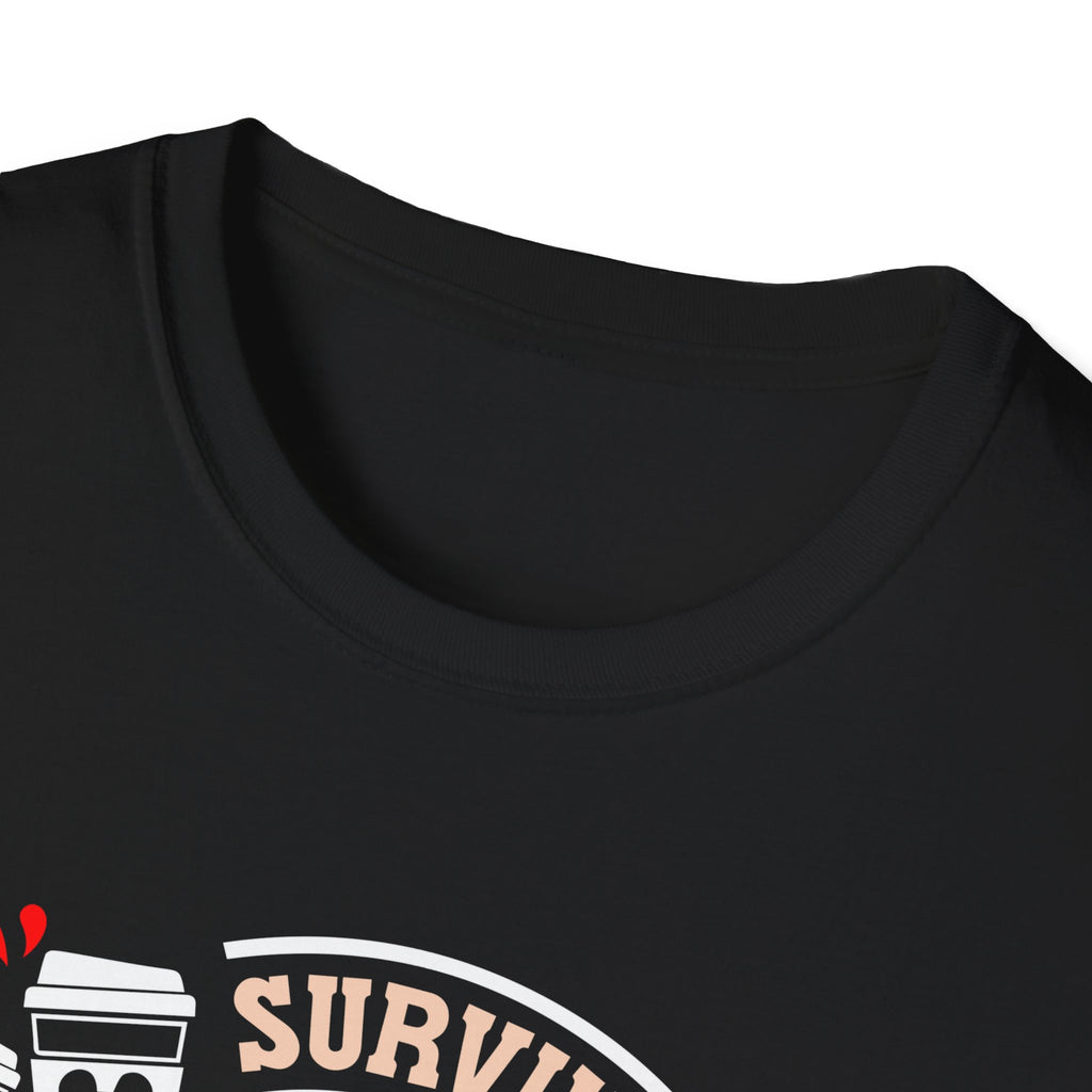 Surviving Motherhood One Sip at a Time Coffee T-Shirt
