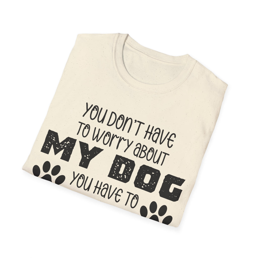 Funny Dog Mom T-Shirt - Unisex Softstyle Tee for Pet Lovers