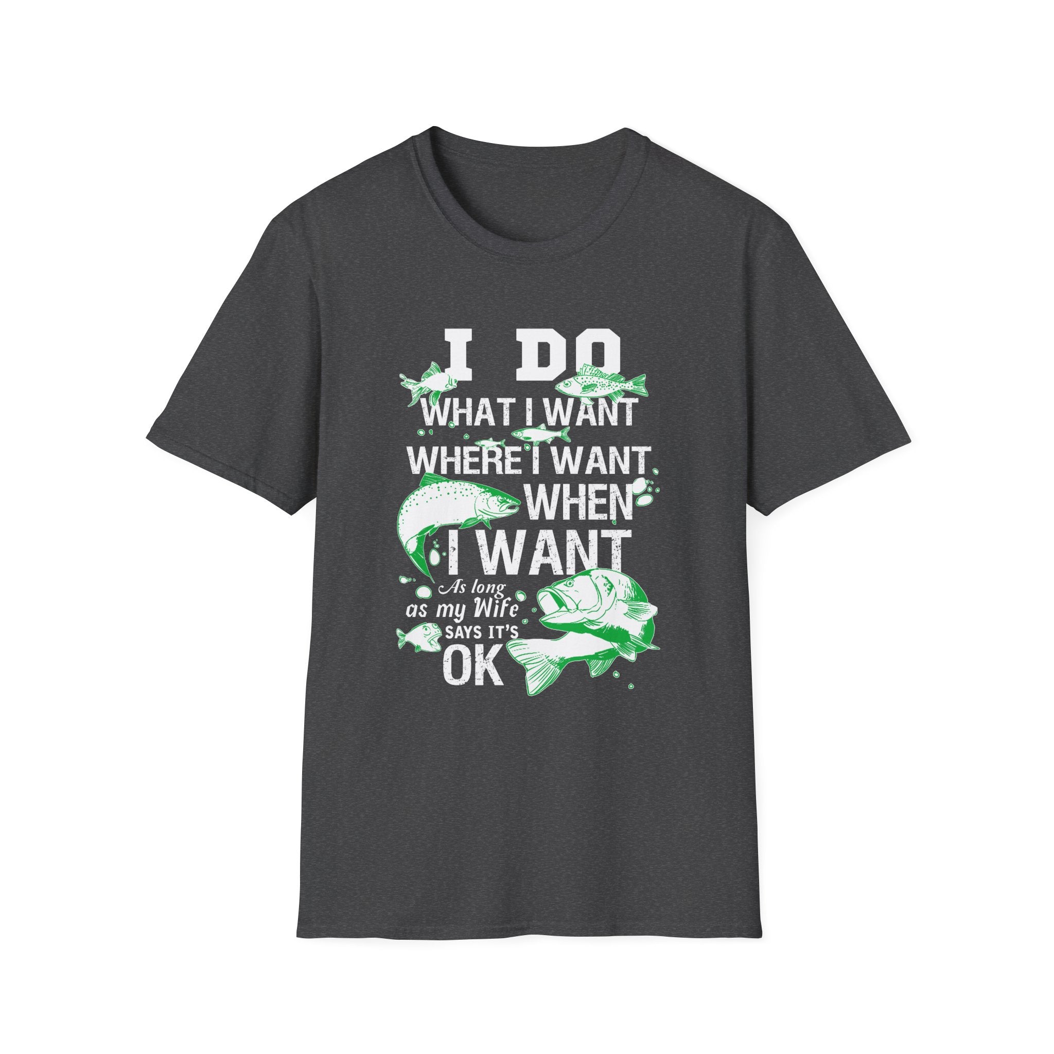 Funny Fishing T-Shirt - 'I Do What I Want When I Want' - Perfect Gift for Anglers