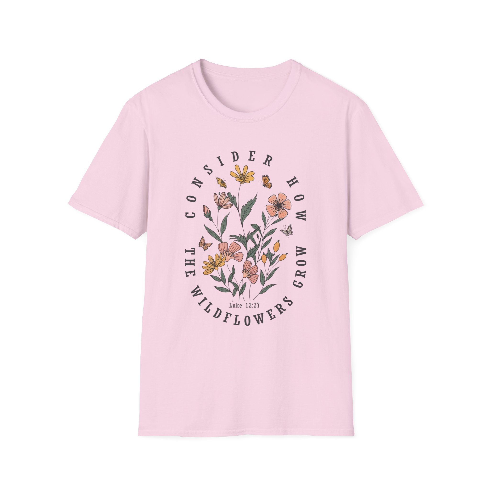 Floral Inspirational Family T-Shirt, Unisex Graphic Tee, Motivational Quote Shirt, Casual Floral Top, Perfect Gift for Nature Lovers