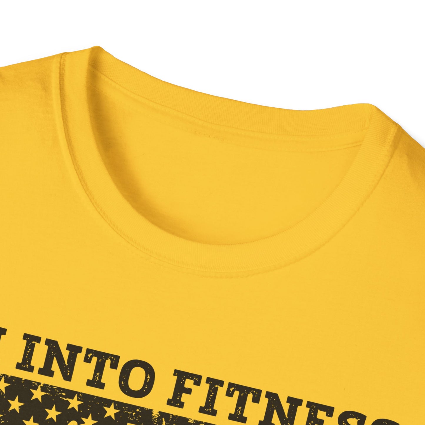 I'm Into Fitness Deer Graphic T-Shirt - Unisex Softstyle Tee for Outdoor Enthusiasts