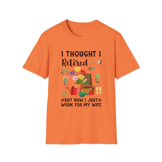 Retirement Humor T-Shirt, Funny Gift for Retirees, Unisex Tee for Men and Women, Gardening Lover Shirt, Birthday or Retirement Party Gift