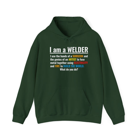 Welder Pride Hoodie - Perfect Gift for Tradespeople, Welding Enthusiasts, Workwear, Funny Sweatshirt, Welding Gifts