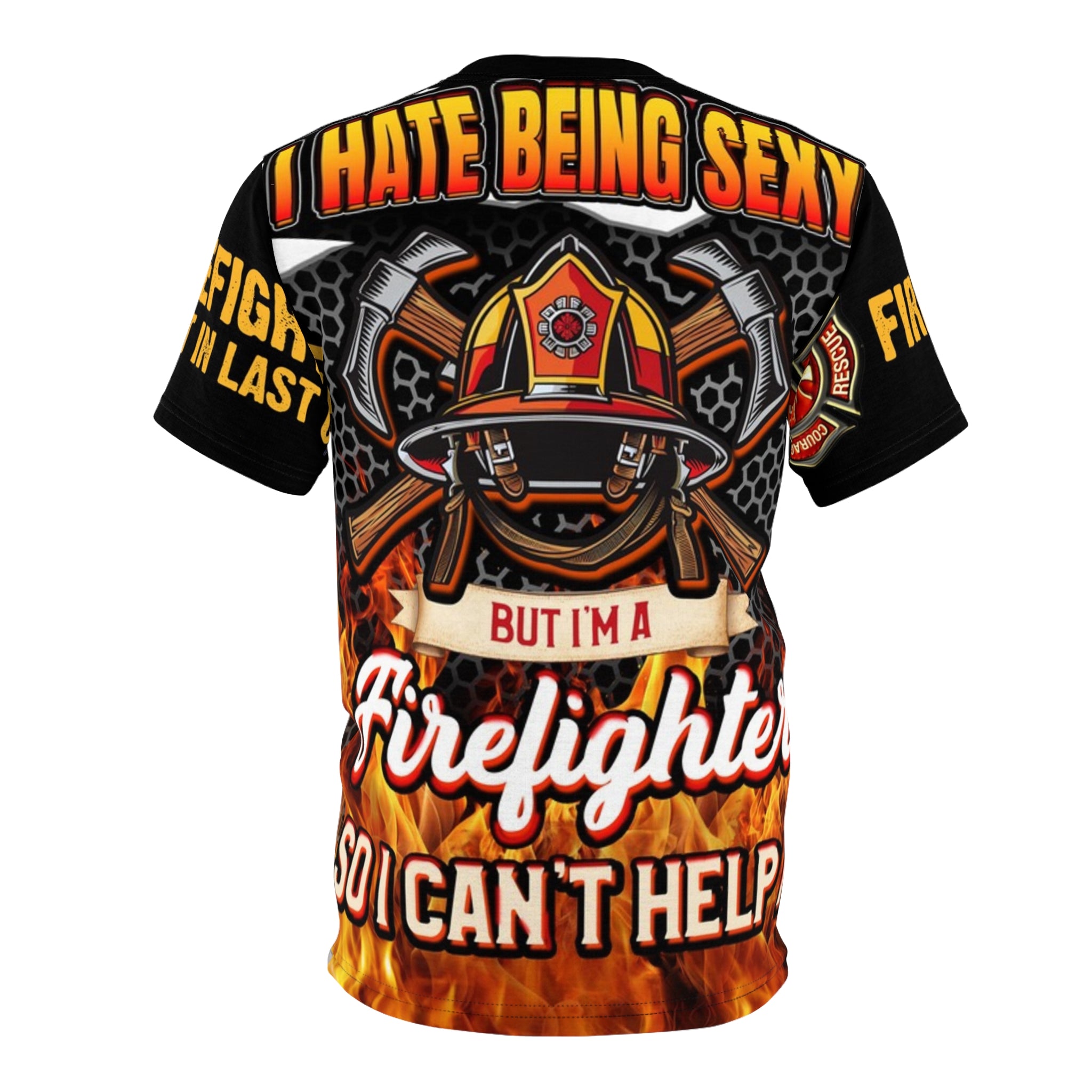 Firefighter Pride Unisex Cut & Sew Tee