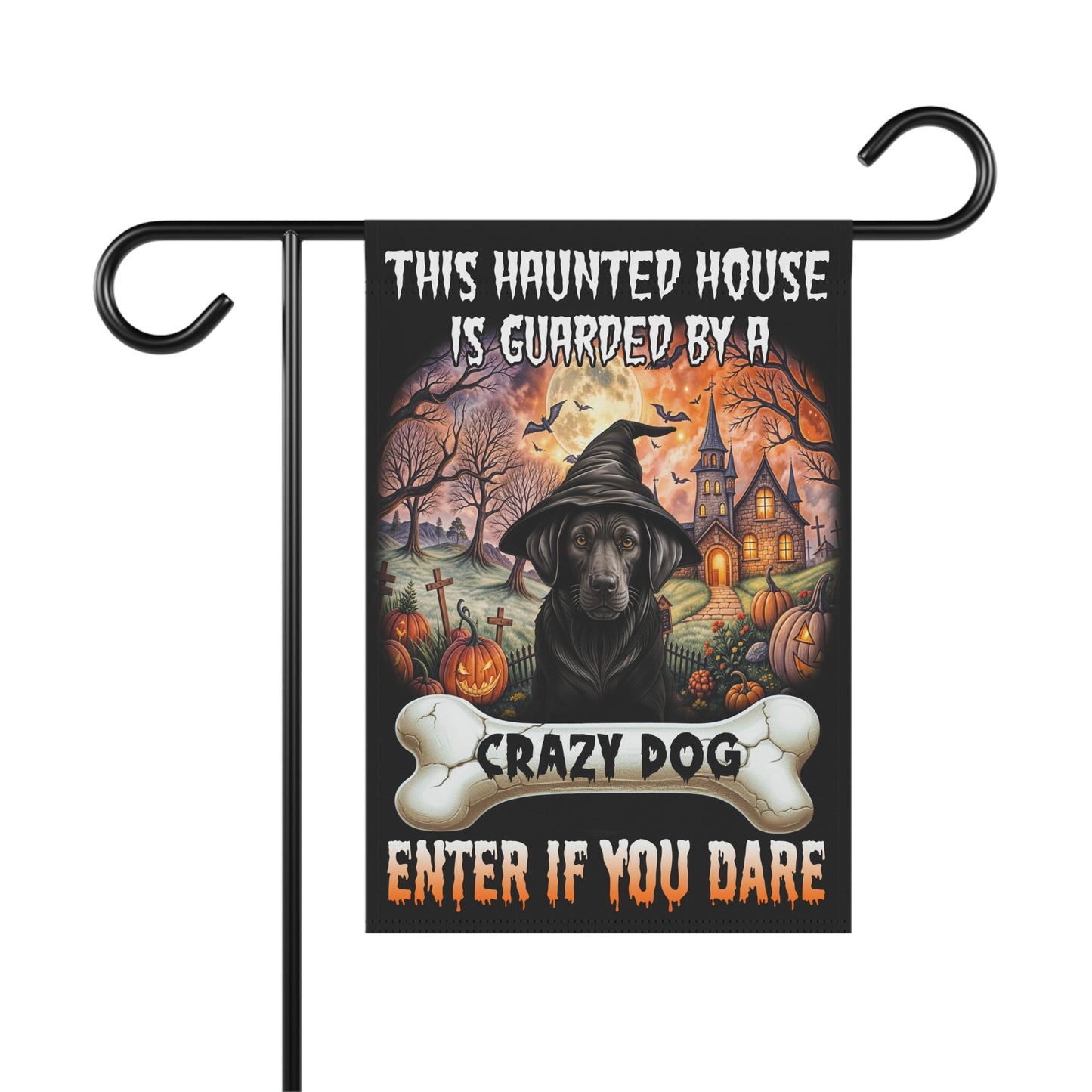 Labrador Halloween Flag