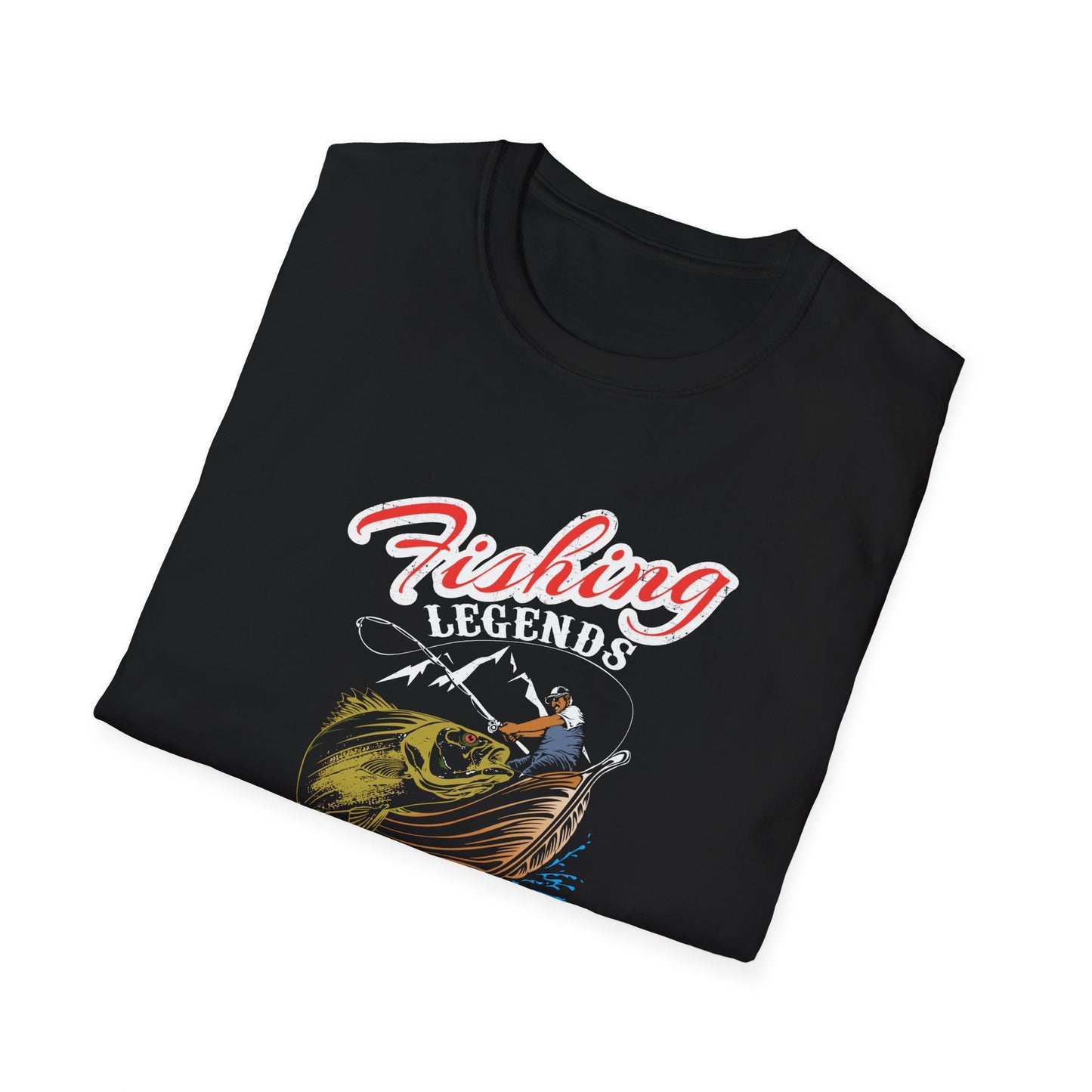 Canada Fishing Unisex Softstyle T-Shirt - Fun Graphic Tee for Outdoor Lovers