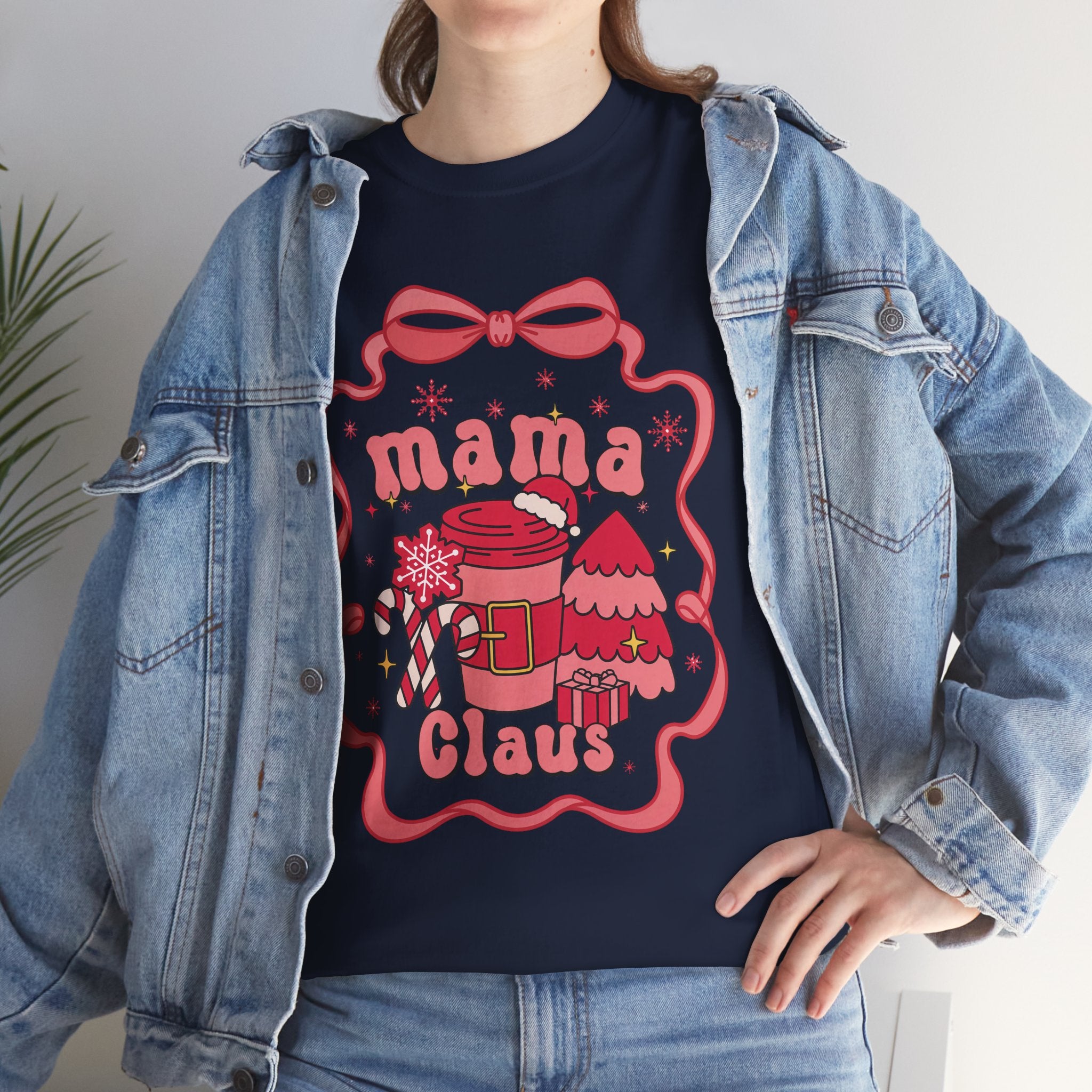 Mama Claus T‑Shirt — Festive Holiday Mom Tee