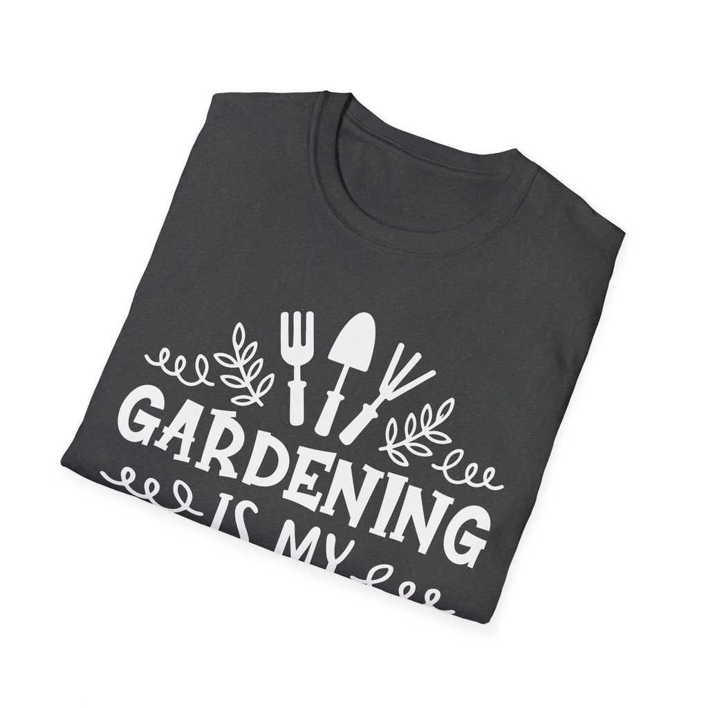 Gardening Is My Therapy Unisex Softstyle T-Shirt - Perfect Gift for Garden Lovers