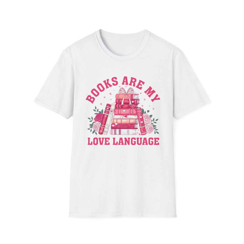 Books Are My Love Language Unisex Softstyle T-Shirt