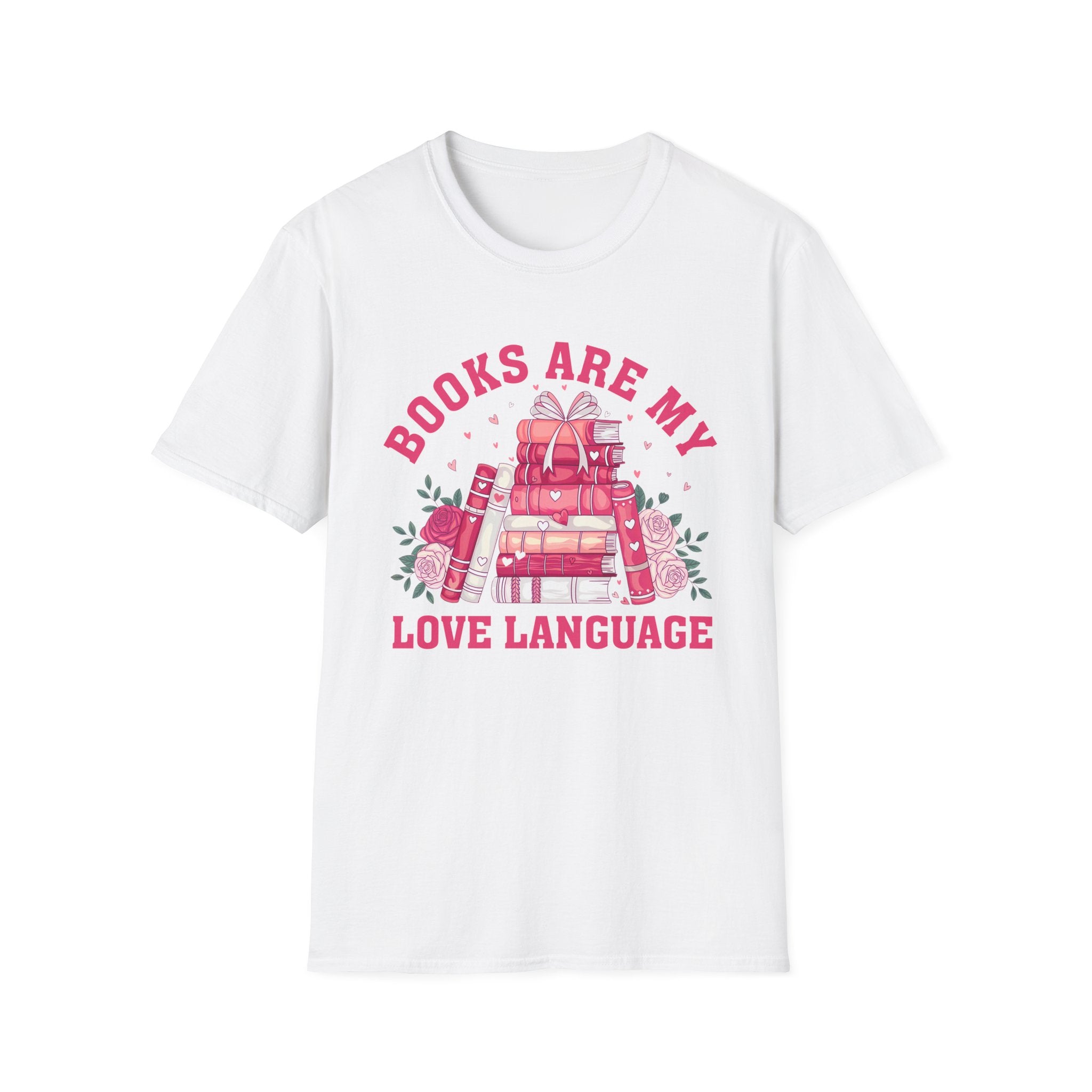 Books Are My Love Language Unisex Softstyle T-Shirt