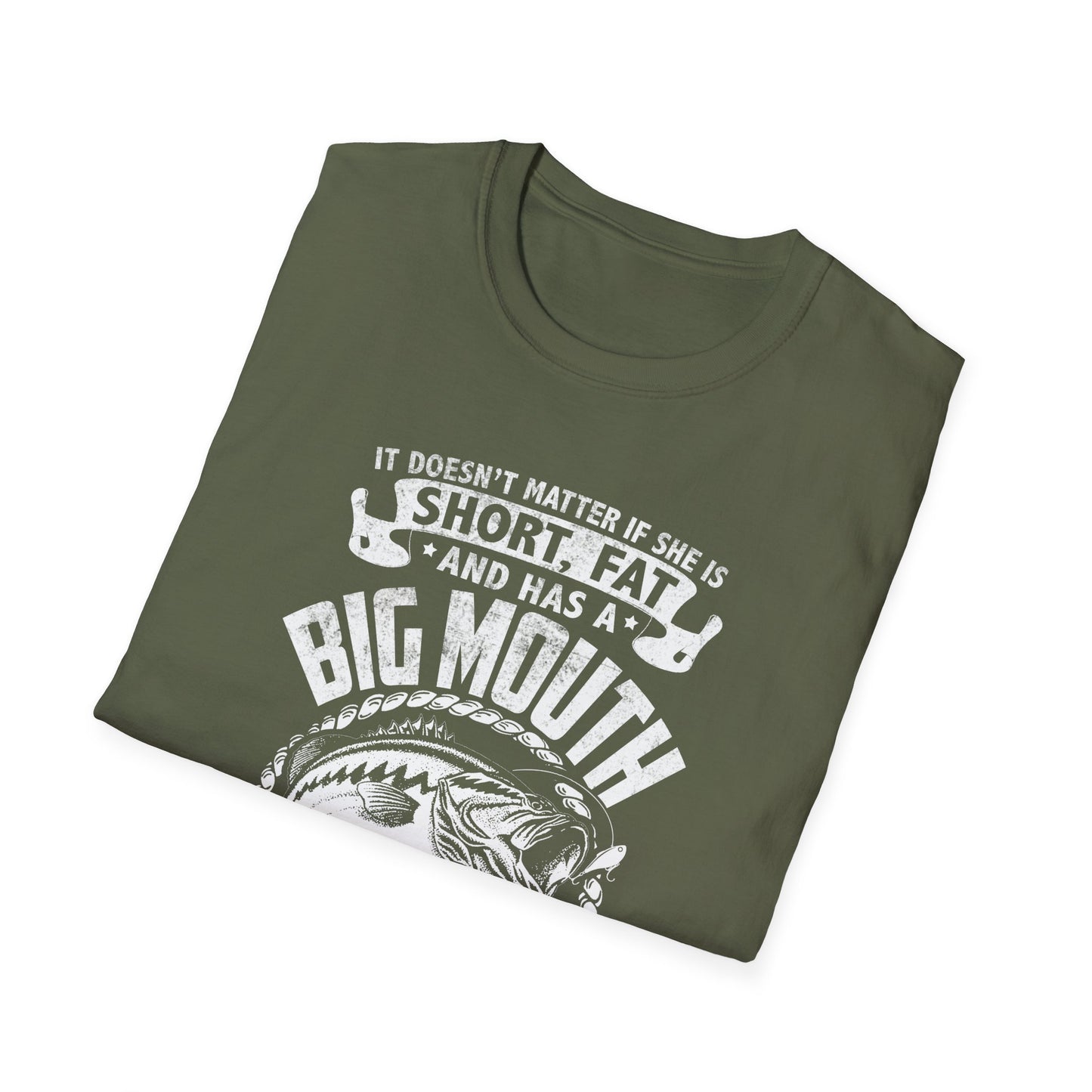 Funny Fishing Quote Unisex Softstyle T-Shirt - Perfect Gift for Anglers