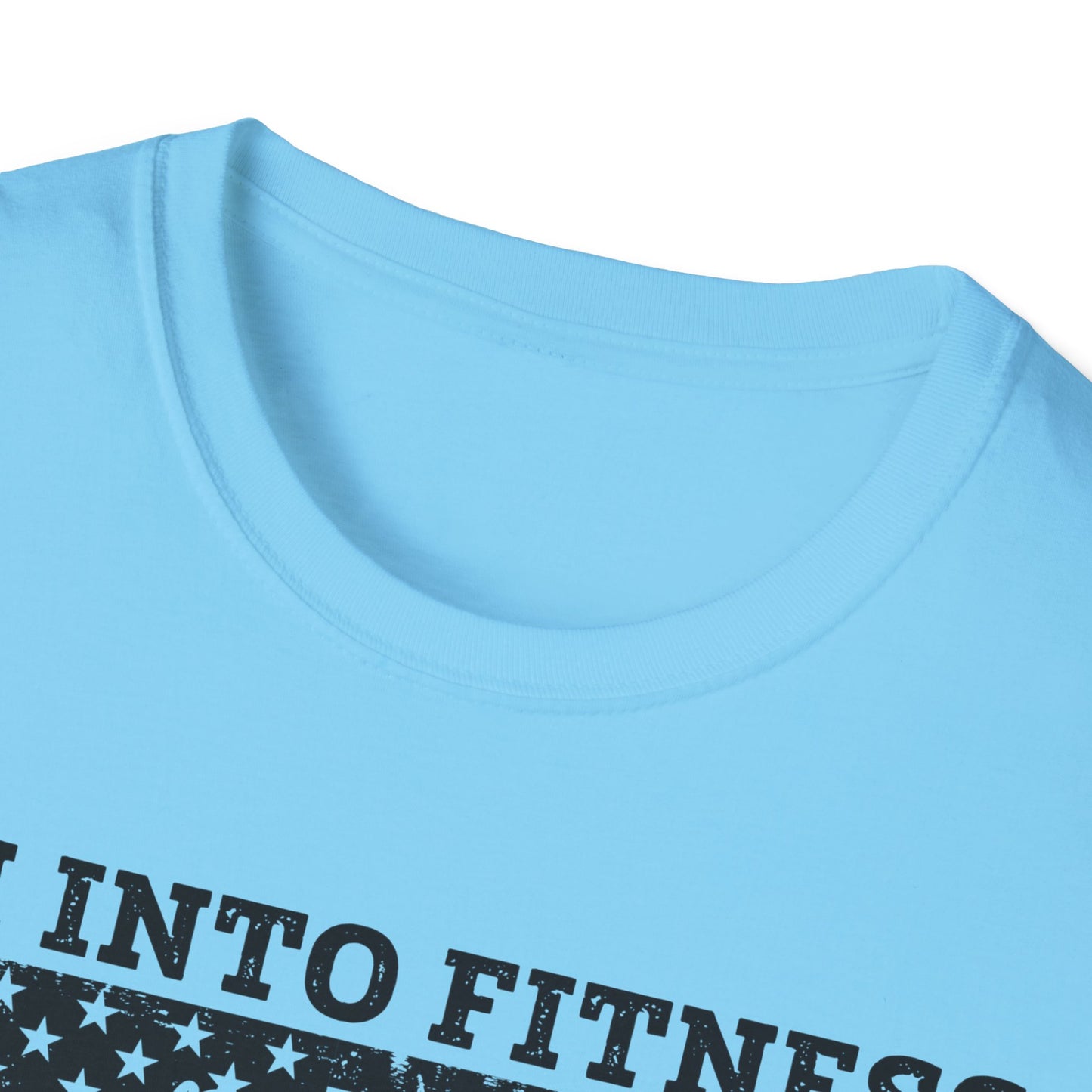 I'm Into Fitness Deer Graphic T-Shirt - Unisex Softstyle Tee for Outdoor Enthusiasts