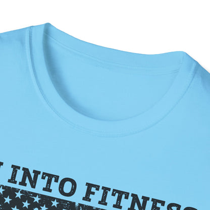 I'm Into Fitness Deer Graphic T-Shirt - Unisex Softstyle Tee for Outdoor Enthusiasts