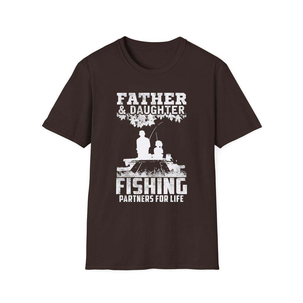 Father & Daughter Fishing Partners T-Shirt | Unisex Softstyle Tee