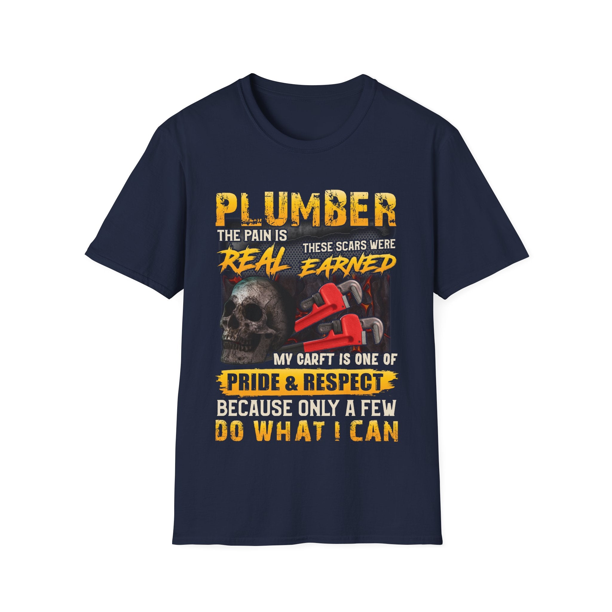 Plumber Pride T-Shirt - Real Scars Earned Apparel