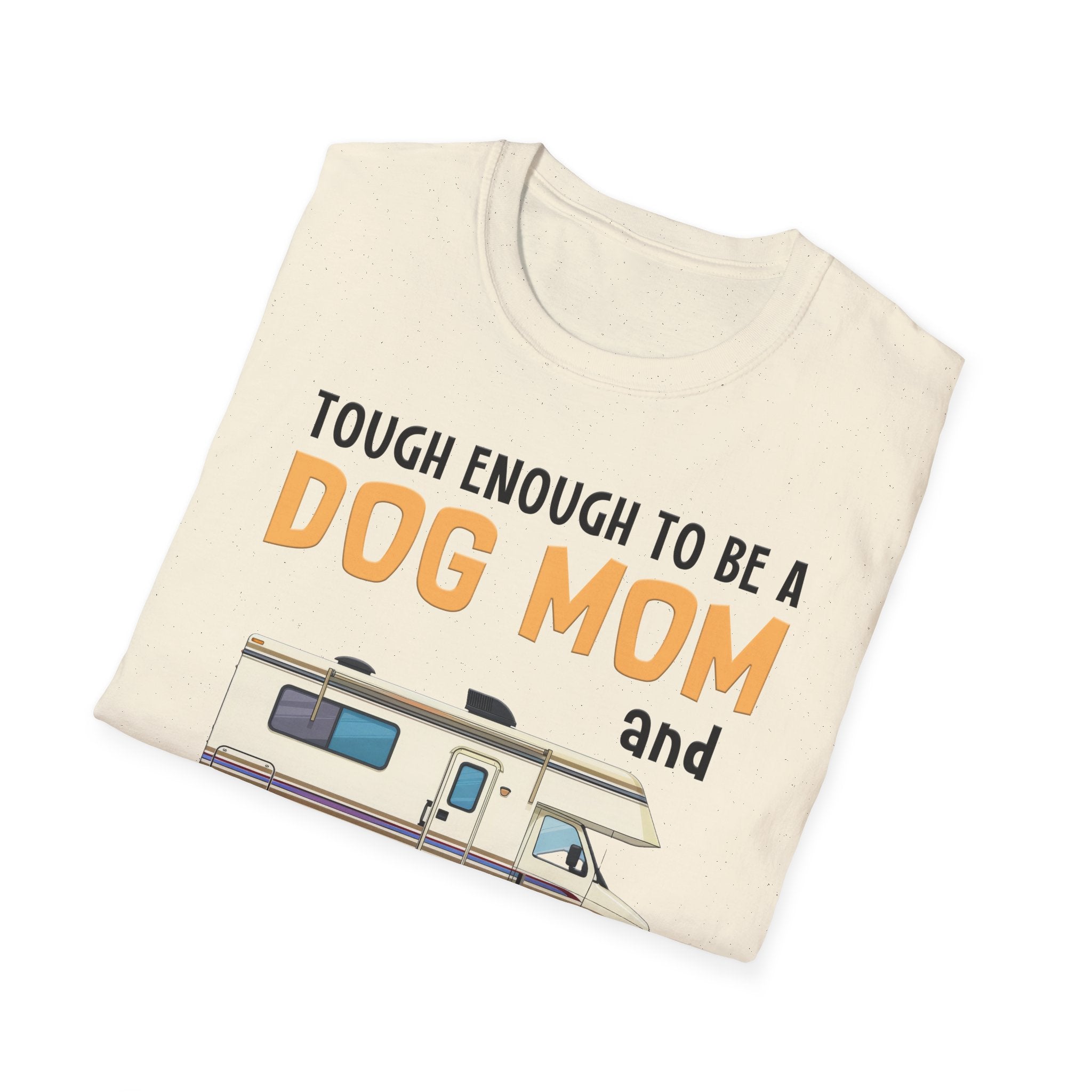 Dog Mom Camping Queen T-Shirt, Unisex Outdoor Shirt, Cute Dog Lover Gift, Camping Themed Apparel, Summer Hiking Tee