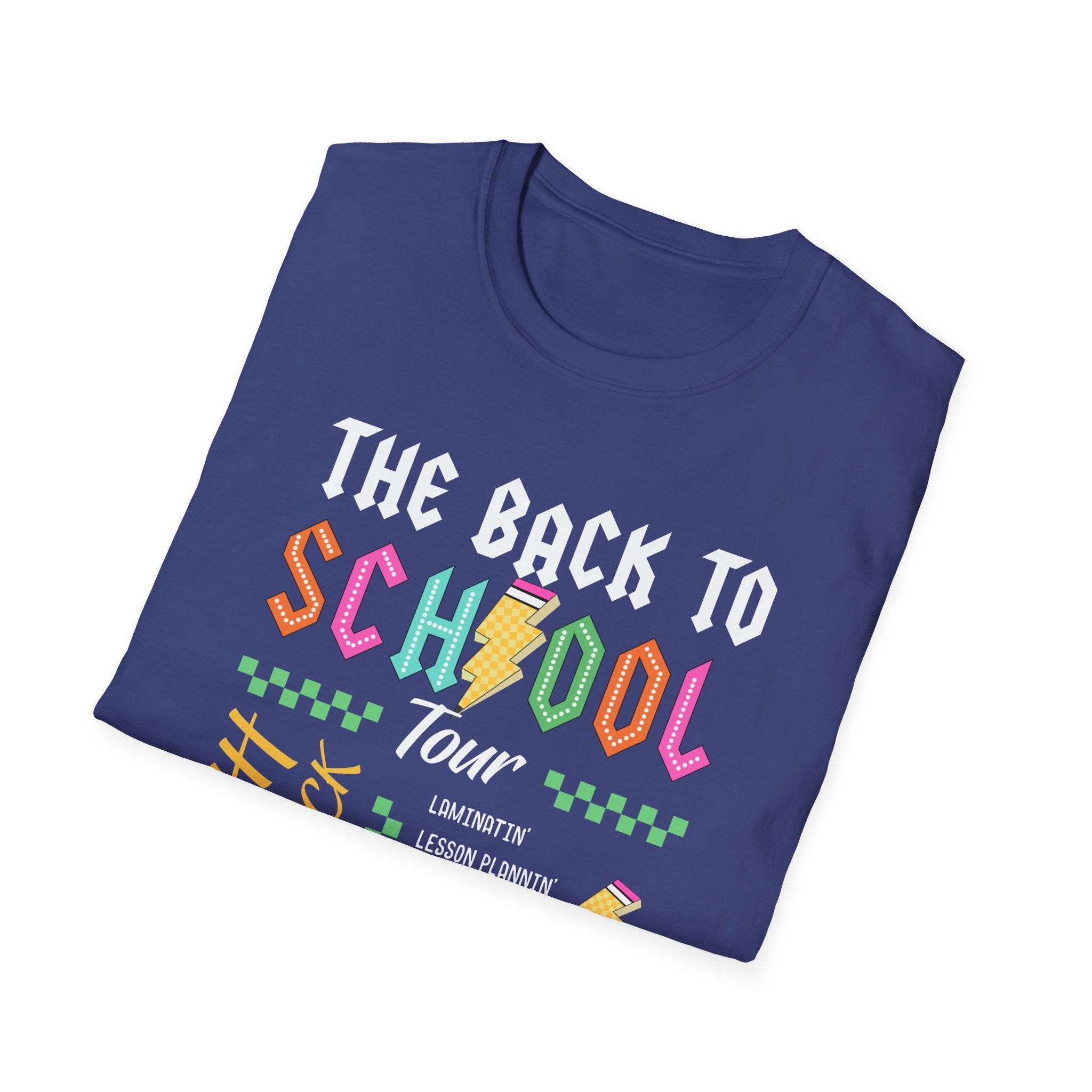 Back to School Tour Unisex T-Shirt, Funny School Tee, Student Gift Shirt, Summer Break Tops, Casual School Wear