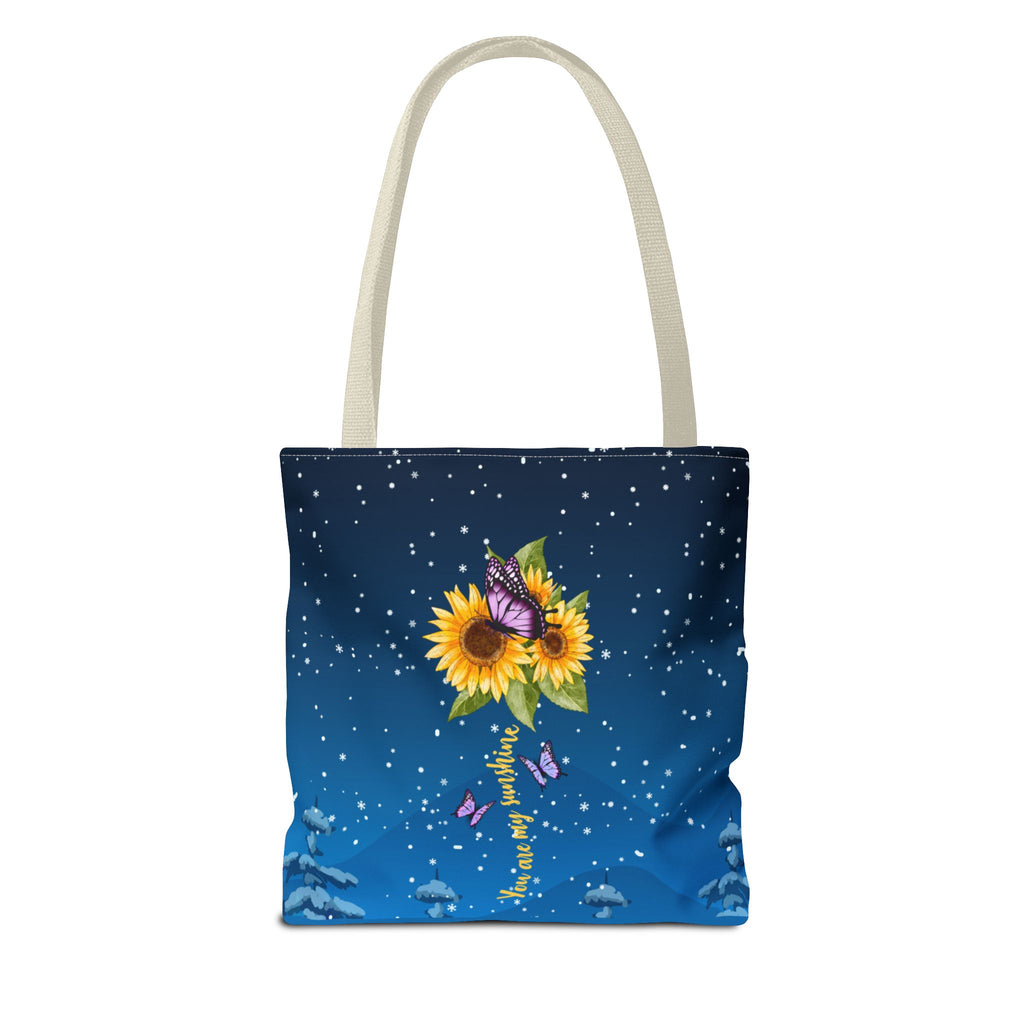 Heartfelt Sunflower Tote Bag for Daughters | Inspirational Gift | Birthday, Graduation, Mother's Day, Everyday Use, Floral Art