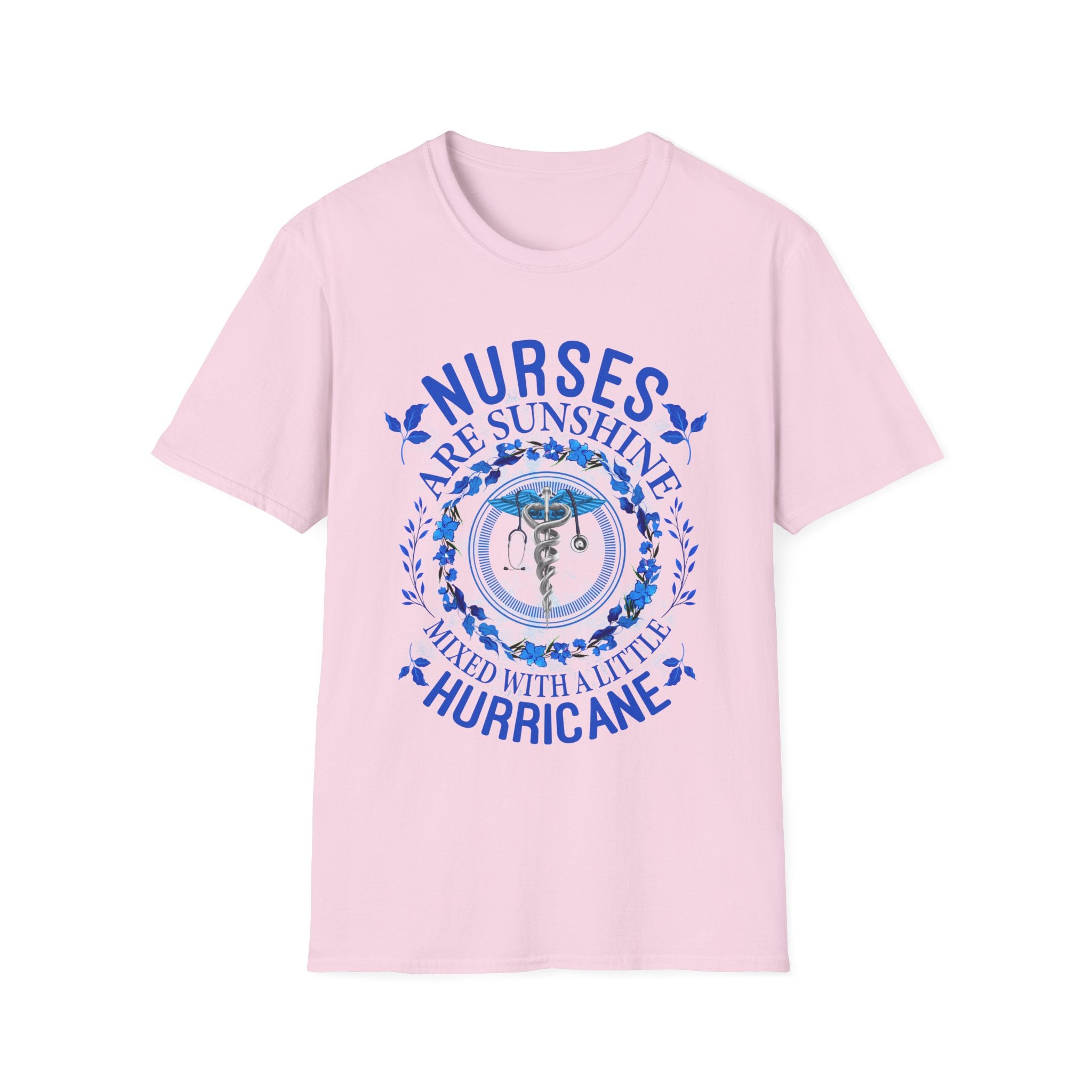 Nurses Are Sunshine T-Shirt – Unisex Softstyle Tee for Healthcare Heroes