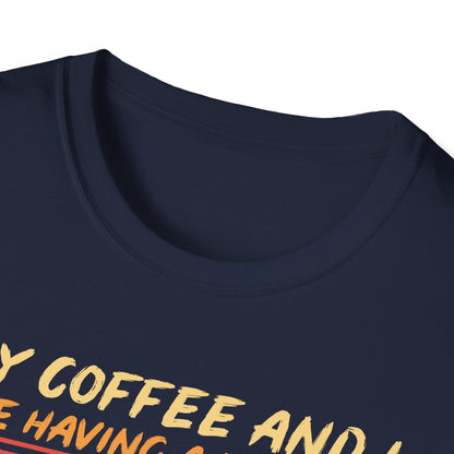 Vintage Cat Coffee T-Shirt | Funny Pet Lover Gift, Coffee Enthusiast Apparel, Casual Wear, Unisex Tee, Cat Mom Shirt