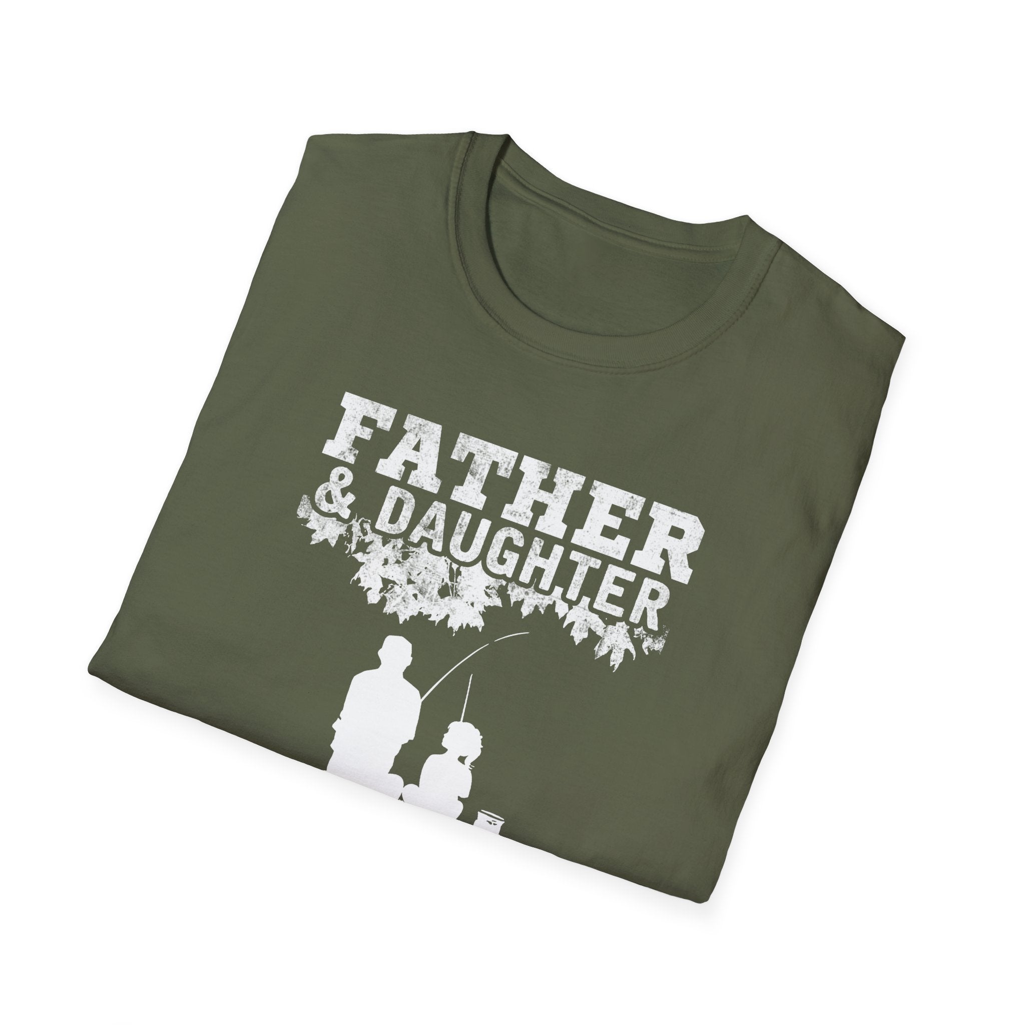 Father & Daughter Fishing Partners T-Shirt | Unisex Softstyle Tee