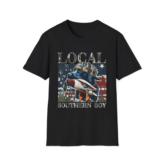 Local Southern Boy T-Shirt, Casual Wear, Southern Pride, Gift for Him, Outdoor Enthusiasts, Birthday, BBQ