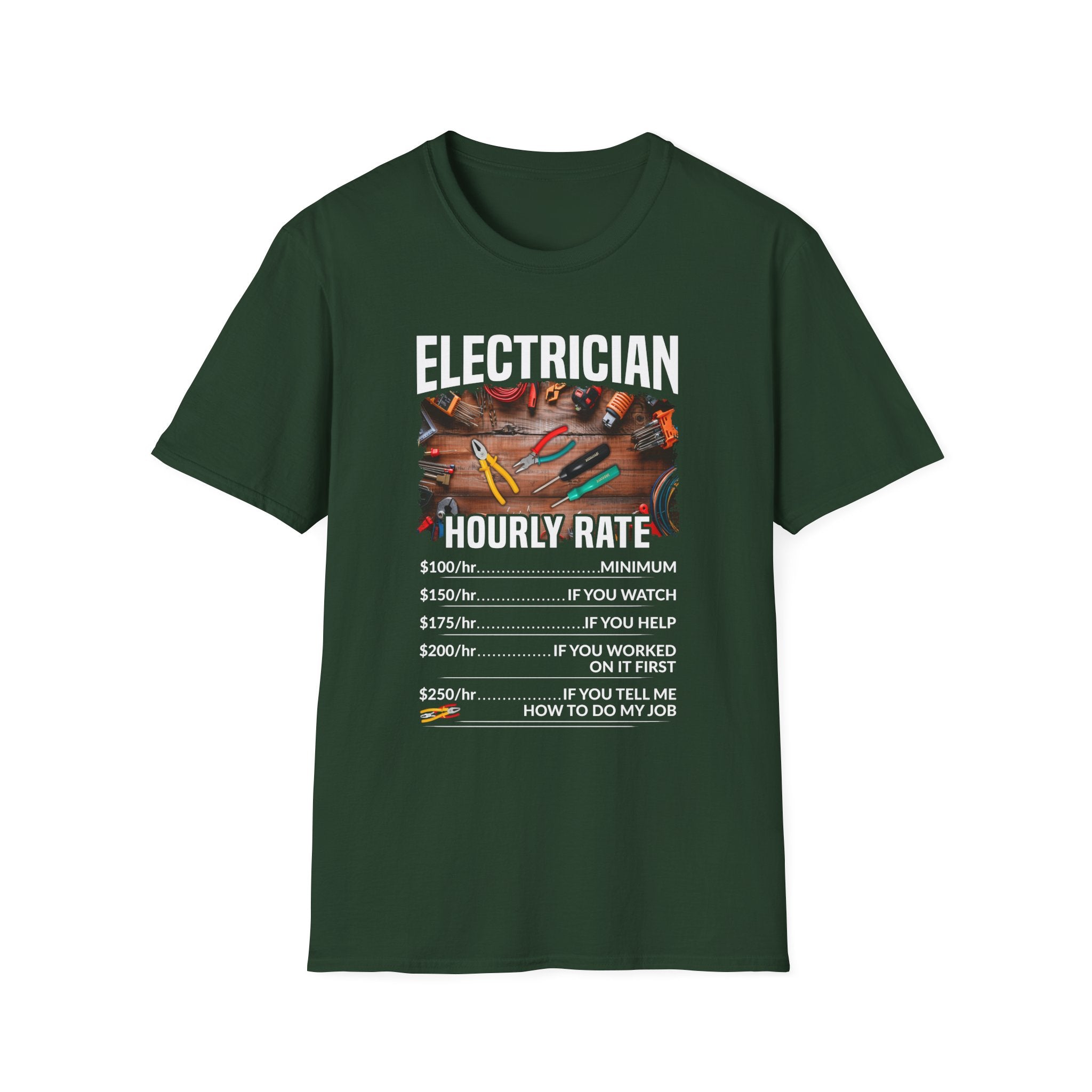 Electrician Hourly Rate Unisex T-Shirt